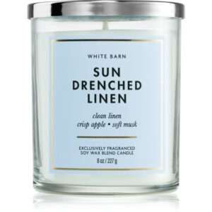 Bath & Body Works Sun-Drenched Linen lumânare parfumată 227 g-ro