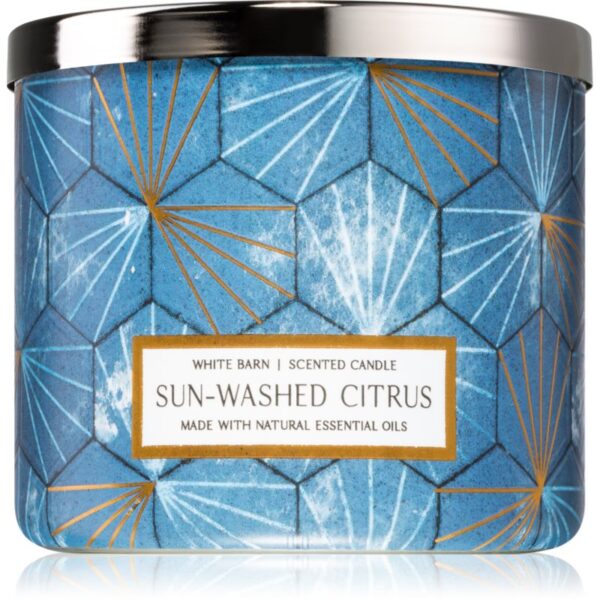 Bath & Body Works Sun-Washed Citrus lumânare parfumată II. 411 g-ro