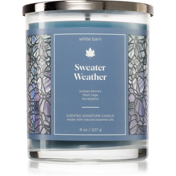 Bath & Body Works Sweater Weather lumânare parfumată 227 g-ro