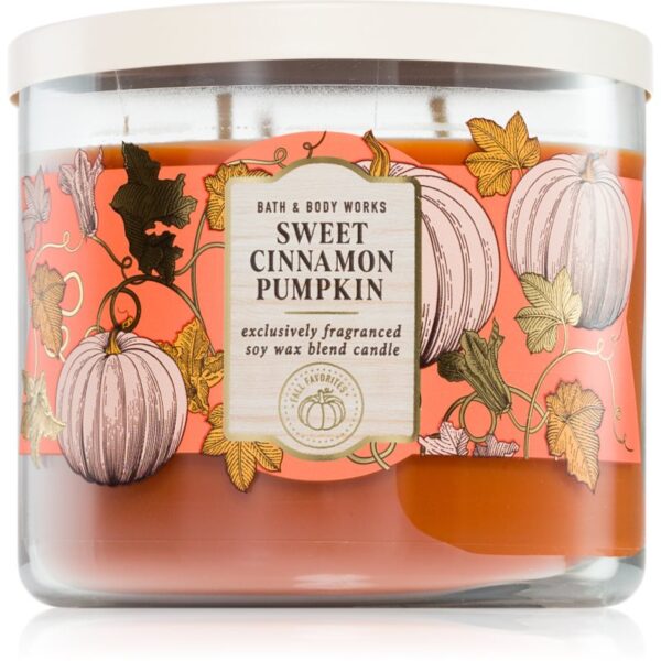 Bath & Body Works Sweet Cinnamon Pumpkin lumânare parfumată 411 g-Țena