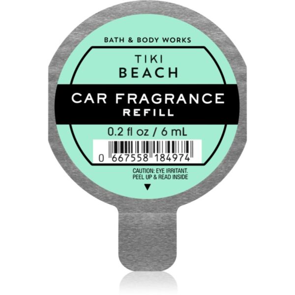 Bath & Body Works Tiki Beach parfum pentru masina rezervă 6 ml-ro