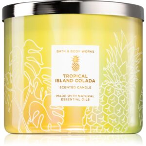 Bath & Body Works Tropical Island Colada lumânare parfumată 411 g-ro