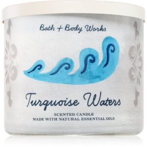 Bath & Body Works Turquoise Waters lumânare parfumată 411 g-Țena