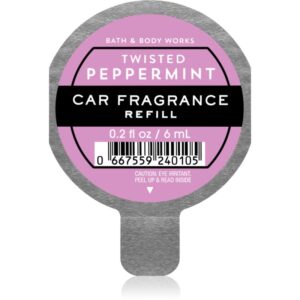 Bath & Body Works Twisted Peppermint parfum pentru masina rezervă 6 ml-ro