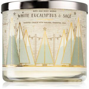 Bath & Body Works White Eucalyptus & Sage lumânare parfumată 411 g-Țena