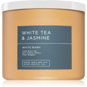Bath & Body Works White Tea & Jasmine lumânare parfumată 411 g-ro