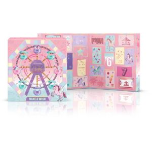 Baylis & Harding 24 Days of Beauty Beauticology Calendar de Crăciun pentru copii Unicorn Candy & Strawberry Candy & Candy Floss-Țena