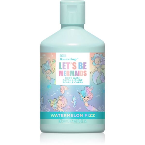 Baylis & Harding Beauticology Let's Be Mermaids gel de duș delicios parfum Watermelon Fizz 500 ml-ro