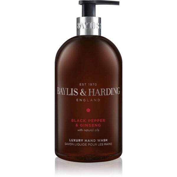 Baylis & Harding Black Pepper & Ginseng Săpun lichid pentru mâini 500 ml-Țena