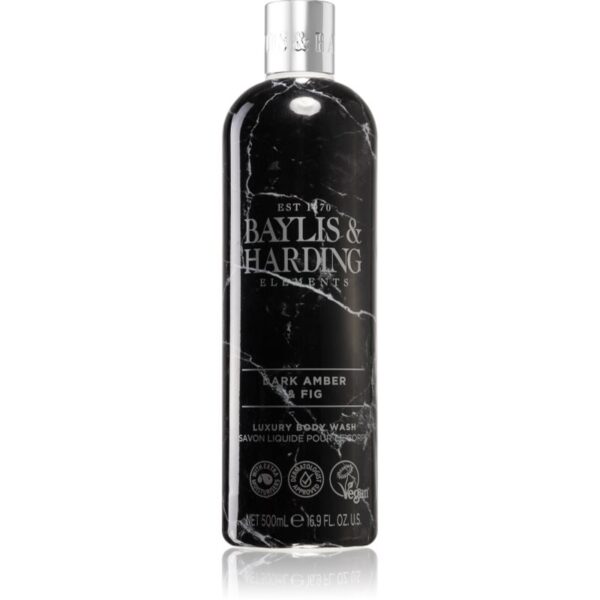 Baylis & Harding Elements Dark Amber & Fig gel de duș de lux 500 ml-Țena