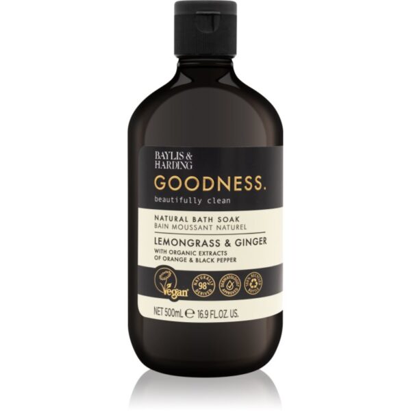 Baylis & Harding Goodness Lemongrass & Ginger spuma de baie 500 ml-ro