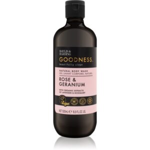 Baylis & Harding Goodness Rose & Geranium gel de duș cu arome florale 500 ml-ro