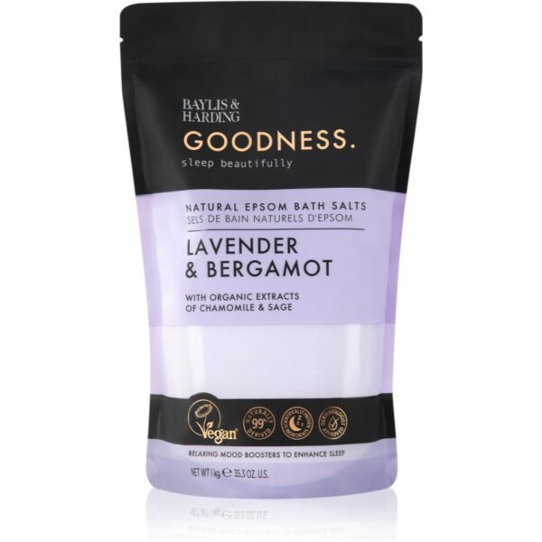 Baylis & Harding Goodness Sleep Beautifully saruri de baie cu lavanda 1 kg-ro