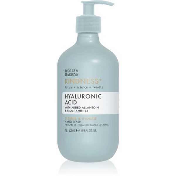 Baylis & Harding Kindness+ Hyaluronic Acid Săpun lichid pentru mâini cu efect de hidratare parfum Pear & Neroli 500 ml-ro