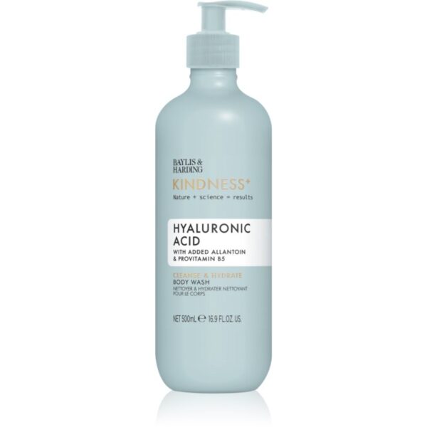 Baylis & Harding Kindness+ Hyaluronic Acid gel de dus hidratant parfum Pear & Neroli 500 ml-ro