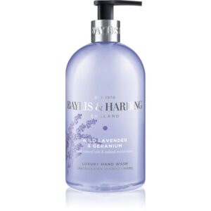 Baylis & Harding Wild Lavender & Geranium Săpun lichid pentru mâini cu efect de hidratare 500 ml-ro