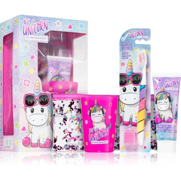 Be a Unicorn Naturaverde Oral Care set cadou pentru copii-Țena