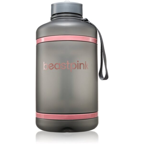 BeastPink Hyper Hydrator sticlă pentru apă cu pai culoare Grey 2200 ml-ro
