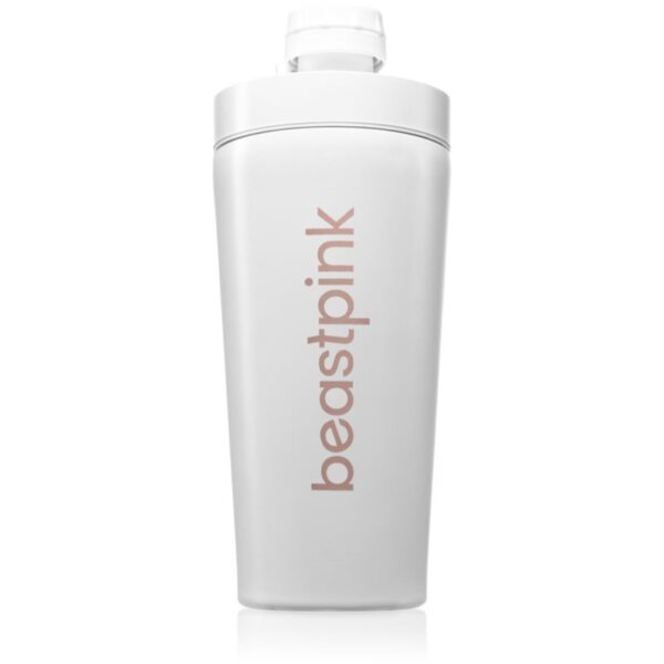 BeastPink Steel shaker pentru sport culoare White 650 ml-ro