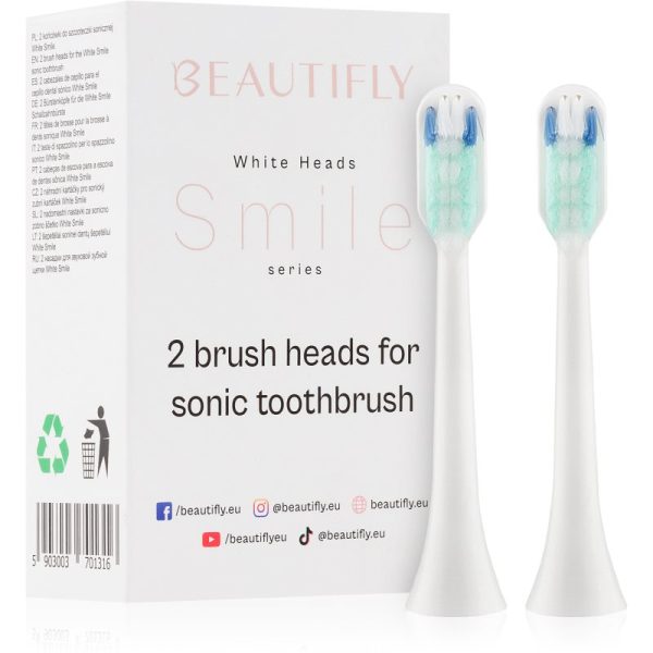 Beautifly White Smile Toothbrush Tips capete de schimb pentru periuta de dinti 2 buc-ro