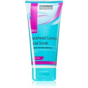 Beauty Formulas Clear Skin Blackhead Control exfoliant de curățare impotriva punctelor negre 150 ml-ro