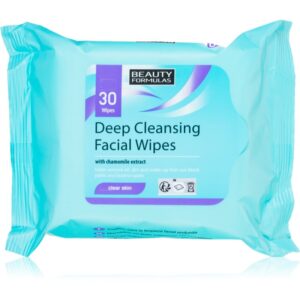 Beauty Formulas Clear Skin Deep Cleansing Servetele umede pentru ten gras si problematic 30 buc-ro