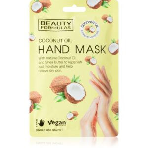 Beauty Formulas Coconut Oil mască de hidratare profundă de maini 1 buc-ro