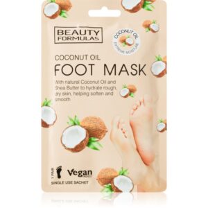 Beauty Formulas Coconut Oil masca hranitoare pentru picioare 1 buc-ro