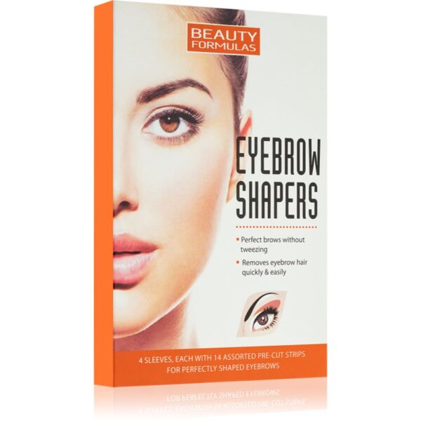Beauty Formulas Eyebrow Shapers benzi depilatoare pentru sprâncene 4 buc-ro