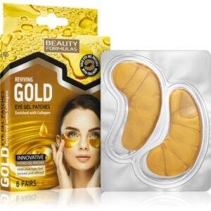 Beauty Formulas Gold masca hidrogel pentru ochi cu colagen 6 buc-Țena