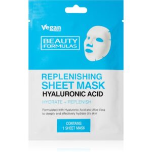 Beauty Formulas Hyaluronic Acid mască textilă nutritivă 1 buc-Țena