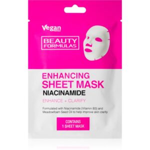 Beauty Formulas Niacinamide mască textilă nutritivă 1 buc-ro