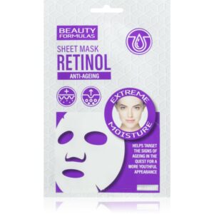 Beauty Formulas Retinol masca pentru celule împotriva îmbătrânirii pielii 1 buc-Țena