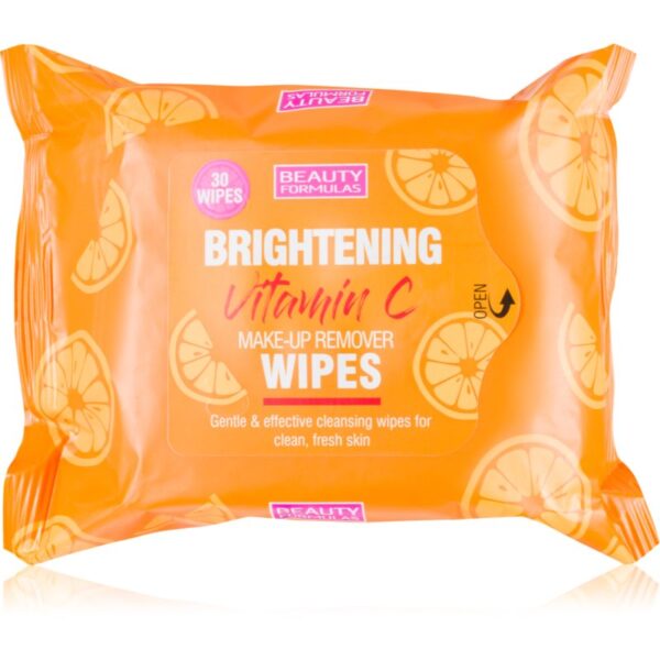 Beauty Formulas Vitamin C șervețele demachiante pentru make-up cu vitamina C 25 buc-Țena