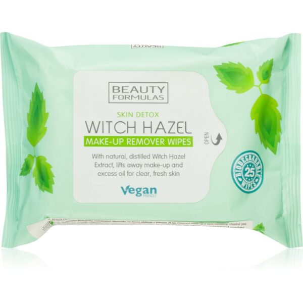 Beauty Formulas Witch Hazel Servetele demachiante 25 buc-Țena