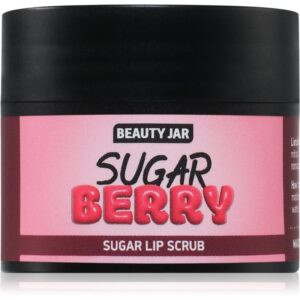 Beauty Jar Berry Sugar Exfoliant pentru buze cu unt de cacao si vitamina E 15 ml-ro