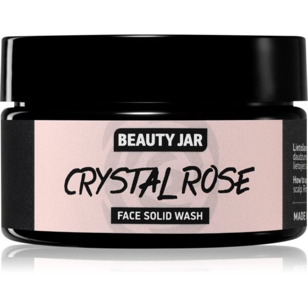Beauty Jar Crystal Rose sapun pentru curatarea fetei pentru o piele mai luminoasa 25 g-Țena