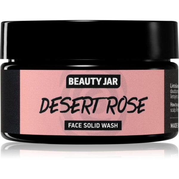 Beauty Jar Desert Rose sapun pentru curatarea fetei pentru piele sensibilă 25 g-Țena