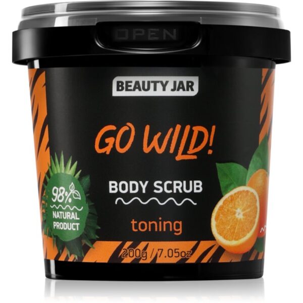 Beauty Jar Go Wild! exfoliant de corp hidratant cu efect revigorant 200 g-Țena