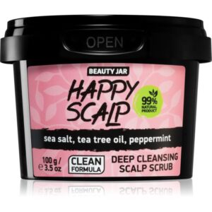 Beauty Jar Happy Scalp exfoliant de curățare pentru un scalp seboreic 100 g-Țena