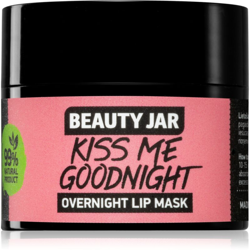 Beauty Jar Kiss Me Goodnight Masca de noapte de buze 15 ml-ro