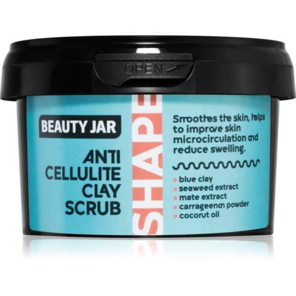 Beauty Jar Shape Exfoliant de Corp Anti-celulita cu argila 380 g-Țena