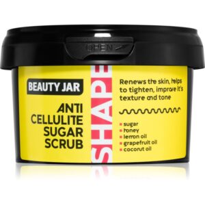 Beauty Jar Shape exfoliant de corp cu zahăr anti-celulită 250 g-Țena