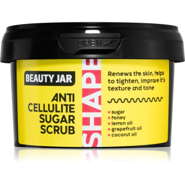 Beauty Jar Shape exfoliant de corp cu zahăr anti-celulită 250 g-Țena