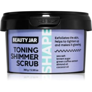 Beauty Jar Shape gel de dus exfoliant pentru fermitate cu sare de mare 360 g-ro