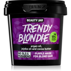 Beauty Jar Trendy Blondie mască neutralizatoare naturală pentru par blond 150 ml-ro