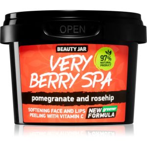 Beauty Jar Very Berry Spa exfoliant din zhar pentru netezire faciale 120 g-ro