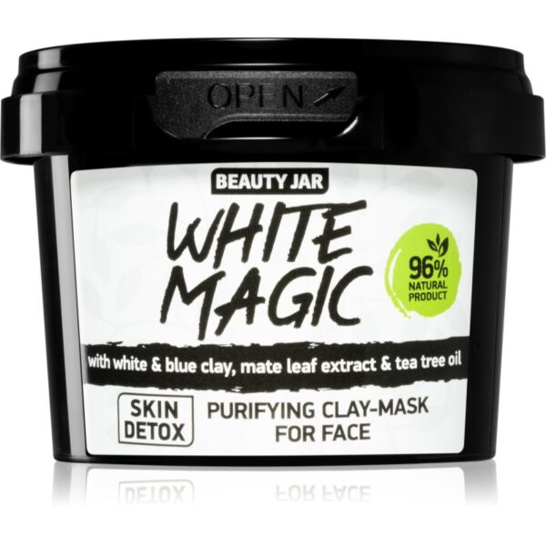 Beauty Jar White Magic masca de fata pentru curatare cu efect de hidratare 120 ml-ro