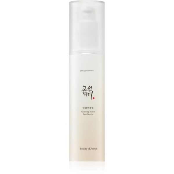 Beauty of Joseon Ginseng Moist Sun Serum ser protector cu efect de reînnoire SPF 50+ 50 ml-Țena