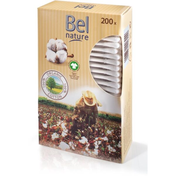 Bel Nature bețișoare din bumbac 200 buc-Țena